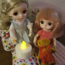 Куколки похожие на баболи. Уютная компания малышей и девушка-одуванчик