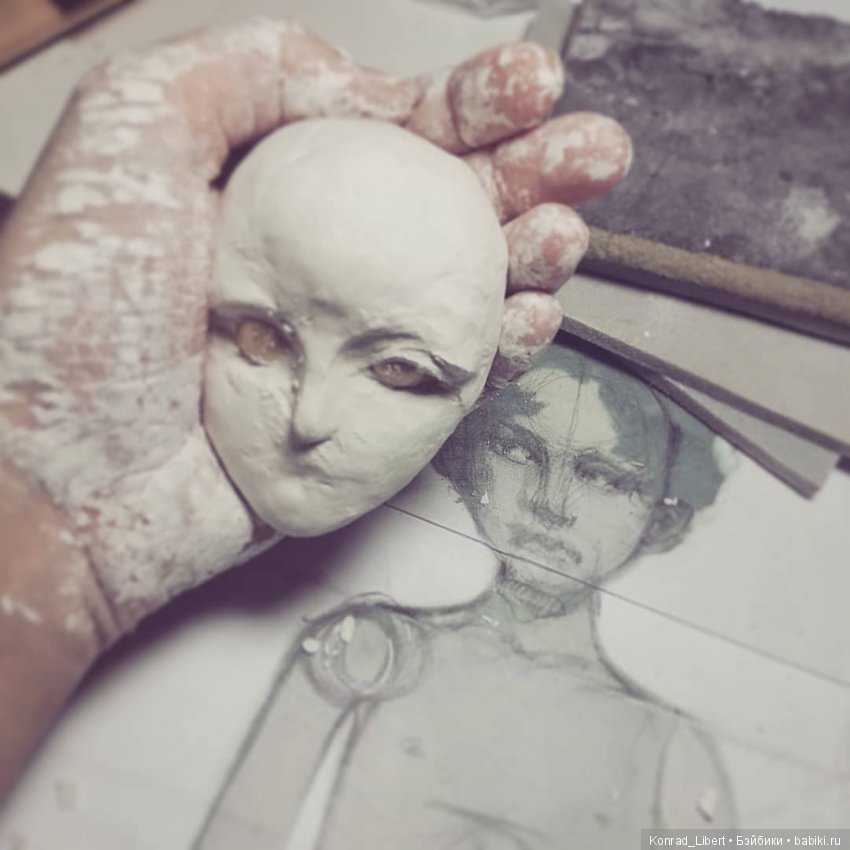 Процесс работы над второй шарнирной куклой. Часть 1 | Бэйбики Процесс работы над второй шарнирной куклой. Часть 1