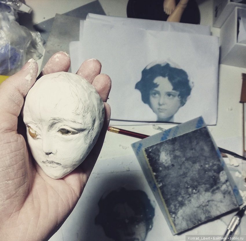 Процесс работы над второй шарнирной куклой. Часть 1 | Бэйбики Процесс работы над второй шарнирной куклой. Часть 1 (фото 2)