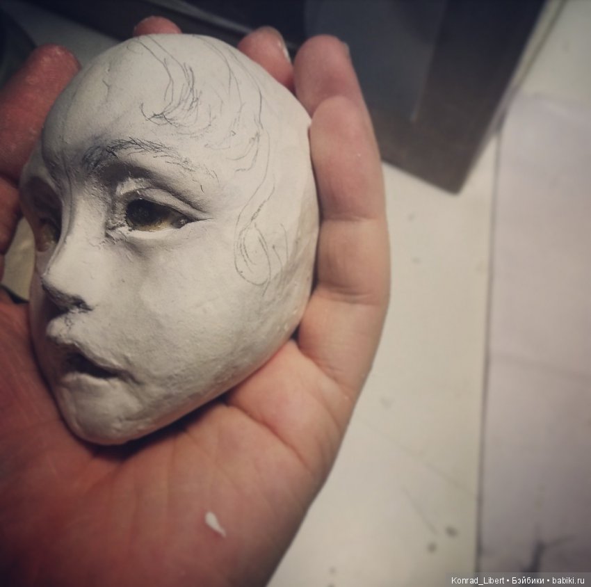 Процесс работы над второй шарнирной куклой. Часть 1 | Бэйбики Процесс работы над второй шарнирной куклой. Часть 1 (фото 3)