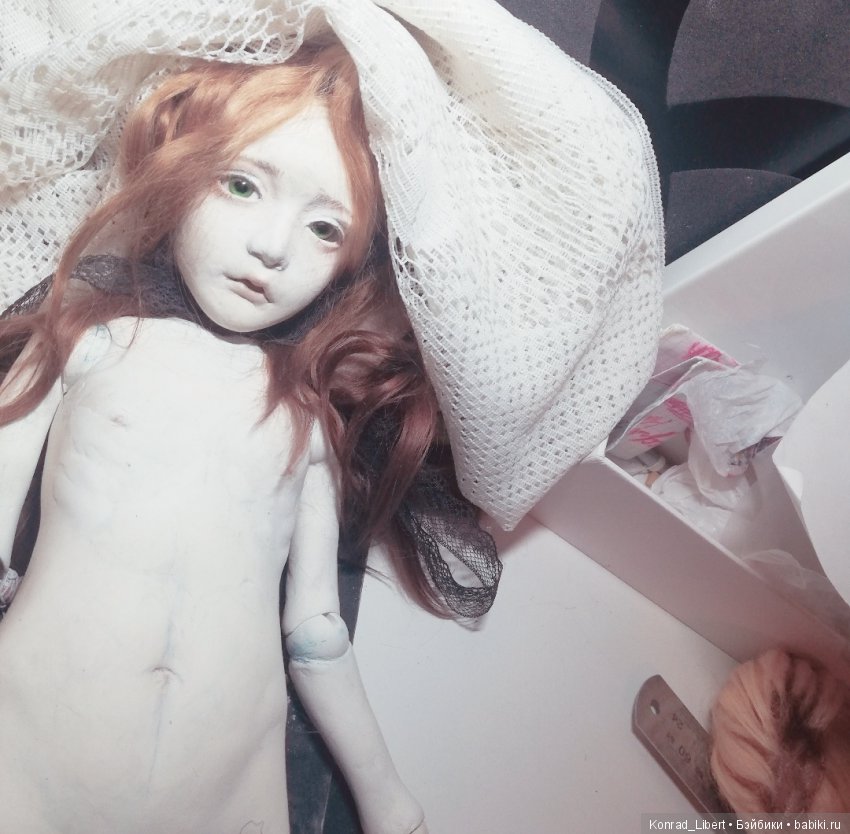 Процесс работы над второй шарнирной куклой (часть 5) (фото 4)