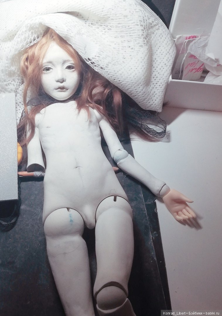 Процесс работы над второй шарнирной куклой (часть 5) (фото 5)