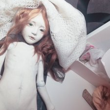 Процесс работы над второй шарнирной куклой (часть 5)