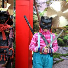 Кошка-ниндзя на выставке "Япония. Куклы, сказки и легенды"