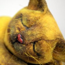 "Спящий котёнок" на выставке "Куклы с характером. Перезагрузка"