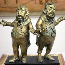 Бобчинский и Добчинский на выставке "Куклы с характером. Перезагрузка"