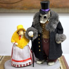 "Крот и мышь" на выставке "Куклы с характером. Перезагрузка"