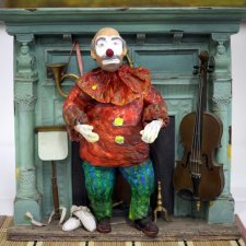 "Старый клоун" на выставке "Куклы с характером. Перезагрузка"