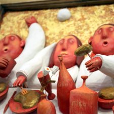 "Праздничная" на выставке "Куклы с характером. Перезагрузка"