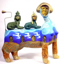 "Путешествие сфинксов" на выставке "Куклы с характером. Четвертая высота"