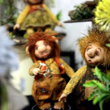 «Кто живет в старом саду» на выставке "Куклы с характером. Четвертая высота"