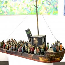 "Корабль Надежда" на выставке "Куклы с характером. Четвертая высота"