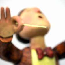 "Дирижер" на выставке "Куклы с характером. Четвертая высота"