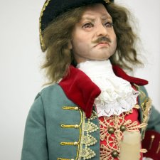Петр Первый на выставке "Куклы с характером. Четвертая высота"
