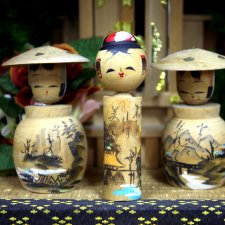 Новые Кокэси в коллекции выставки "Япония. Куклы, сказки и легенды"