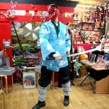 Саконджи Урокодаки на выставке "Япония. Куклы, сказки и легенды"