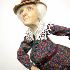 "Мисс Марпл спешит на помощь" на выставке "Куклы с характером. Четвертая высота"