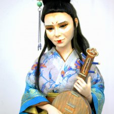 "Кицунэ" на выставке "Куклы с характером. Четвертая высота"