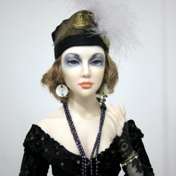 "Вера Холодная" на выставке "Куклы с характером. Четвертая высота"