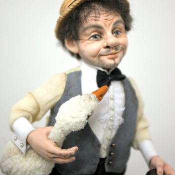 «Гусекрад или человек без паспорта» на выставке "Куклы с характером. Четвертая высота"