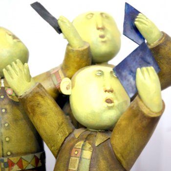 "Солнечное затмение" на выставке "Куклы с характером. Перезагрузка"