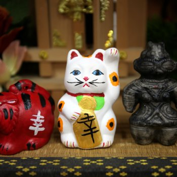 Догу, тигр и манэки-нэко на мастер-классе выставки "Япония. Куклы, сказки и легенды"