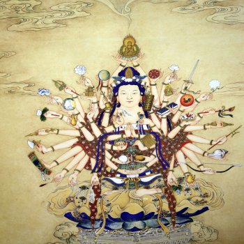 Гуанинь на выставке "Япония. Куклы, сказки и легенды"