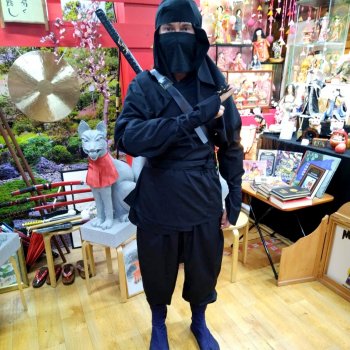 Ниндзя, Урокодаки и Каонаси на выставки "Япония. Куклы, сказки и легенды"