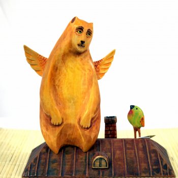 "Беседа" на выставке "Куклы с характером. Четвертая высота"