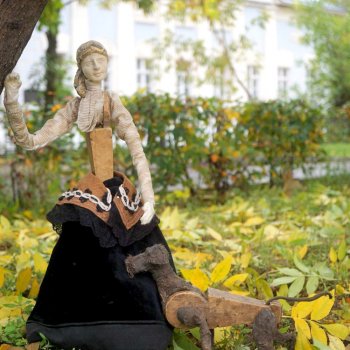 "Варенька" на выставке "Куклы с характером. Четвертая высота"