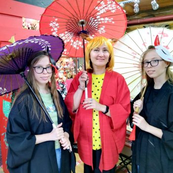 Середина осени на выставке "Япония. Куклы, сказки и легенды"