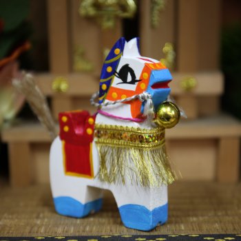 «Чагу Чагу Умако» с бахромой на мастер-классе в музее "Япония. Куклы, сказки и легенды"