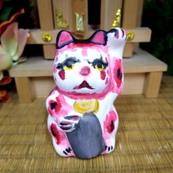 Милый котик на мастер-классе музея "Япония. Куклы, сказки и легенды"