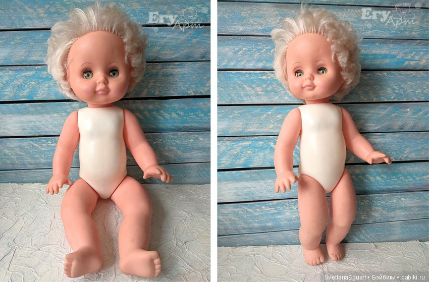 Обзор на двух кукол — Игрушки СССР и советского детства: резиновые