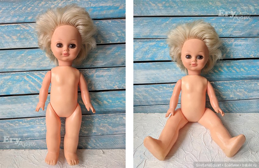 Обзор на двух кукол — Игрушки СССР и советского детства: резиновые (фото 5)