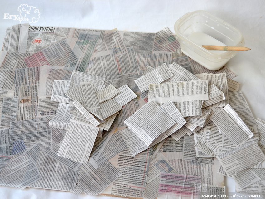 Фотофон своими руками: винтажная газета | Бэйбики Фотофон своими руками: винтажная газета (фото 6)