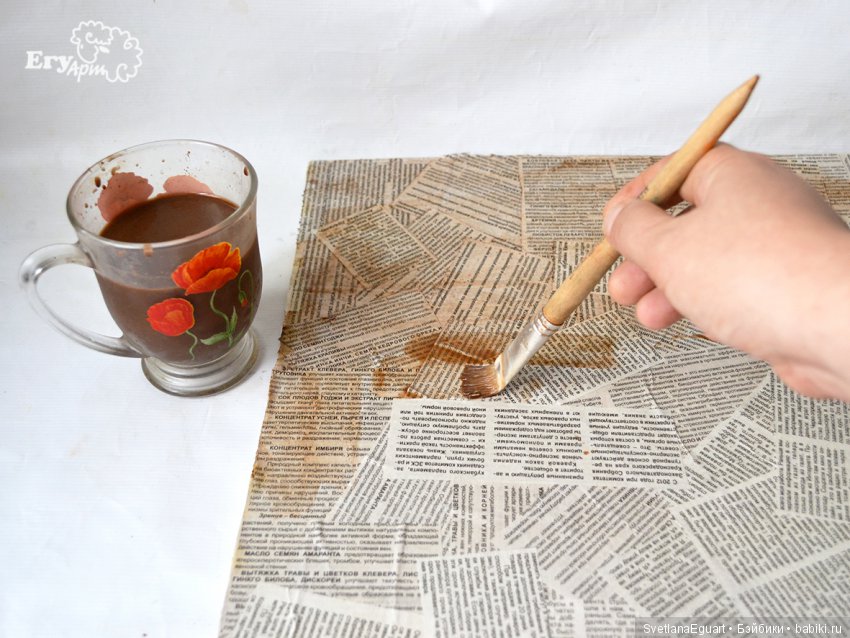 Фотофон своими руками: винтажная газета | Бэйбики Фотофон своими руками: винтажная газета