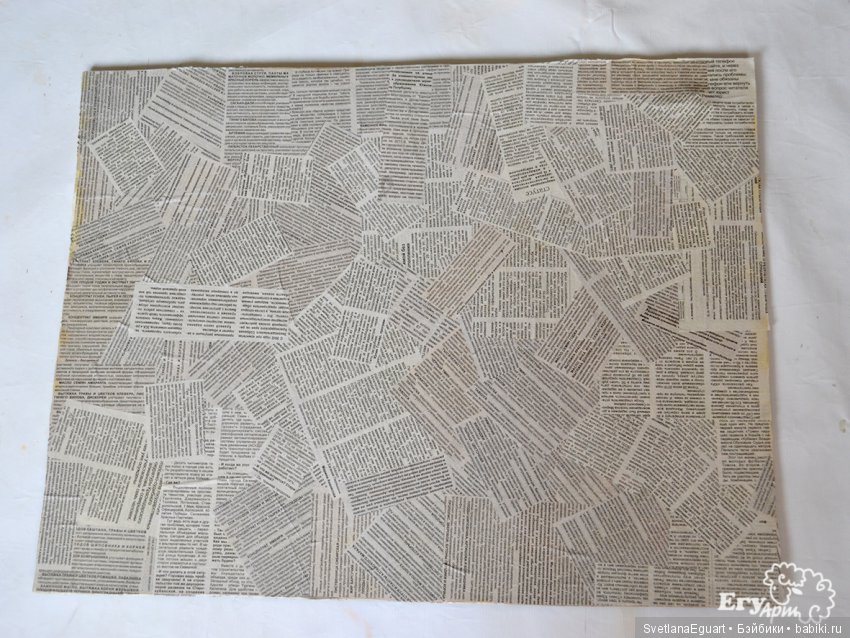 Фотофон своими руками: винтажная газета | Бэйбики Фотофон своими руками: винтажная газета (фото 9)