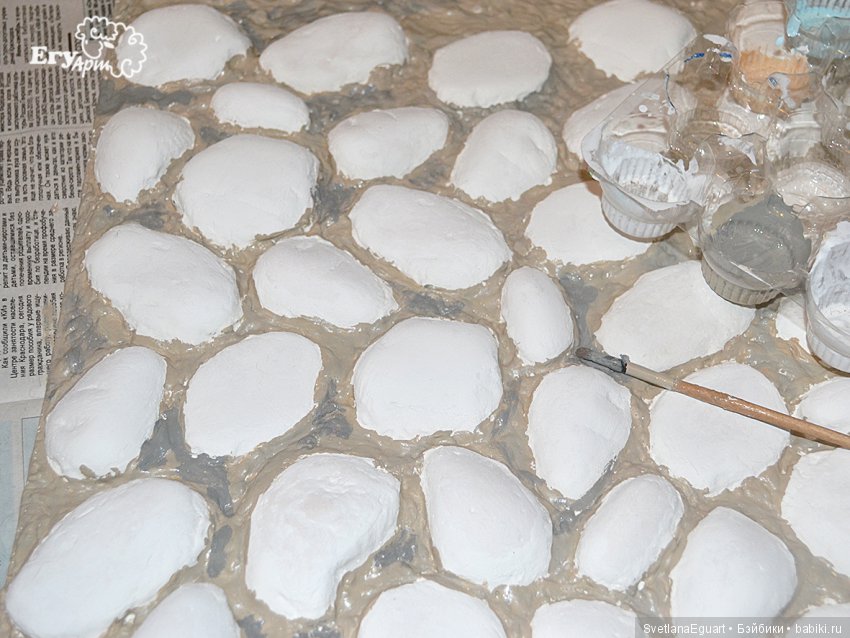 Делаем фотофон своими руками: имитация камня