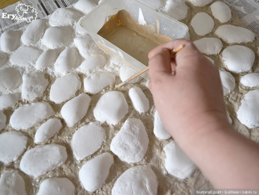 Делаем фотофон своими руками: имитация камня