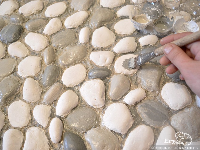 Делаем фотофон своими руками: имитация камня