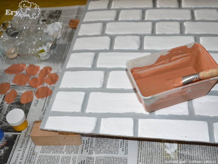 Делаем фотофон своими руками: фламандская кирпичная кладка | Бэйбики Делаем фотофон своими руками: фламандская кирпичная кладка