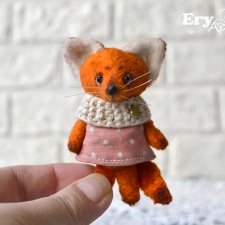 Игрушки для кукол. Обзор мини лисят и мишек
