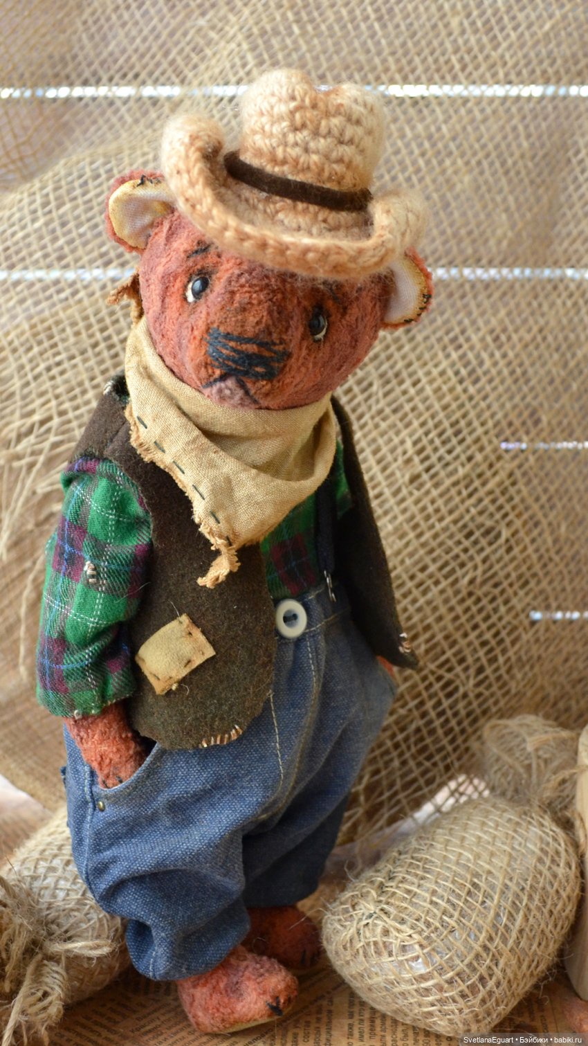 Джинсы для кукол. Немного процесса