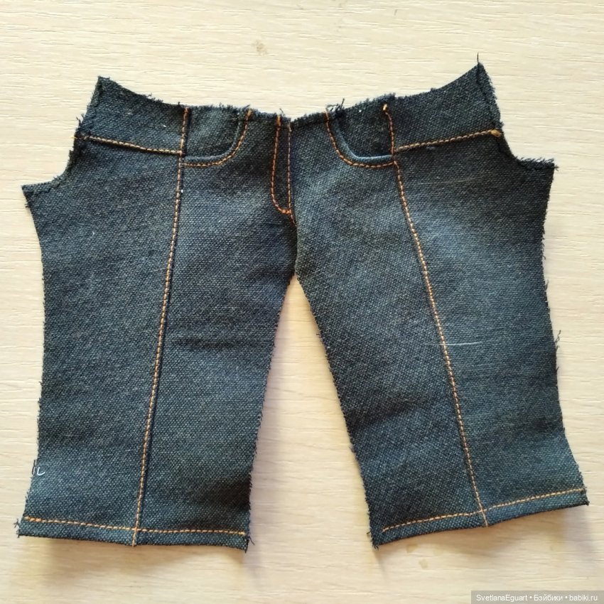 Джинсы для кукол. Немного процесса (фото 2)