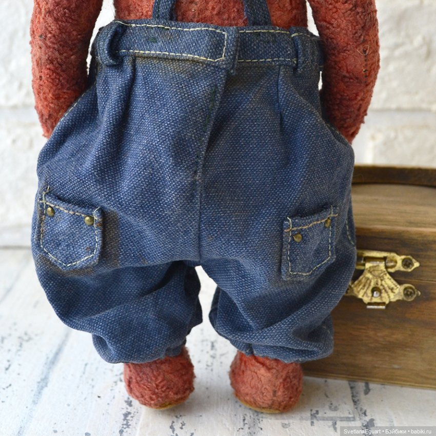 Джинсы для кукол. Немного процесса