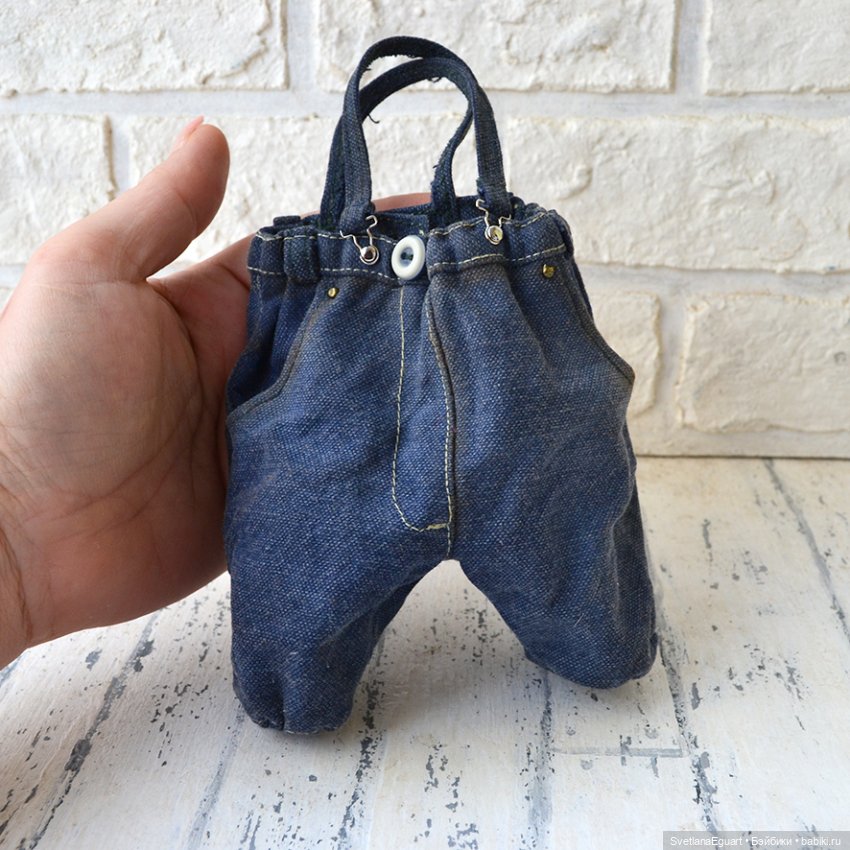 Джинсы для кукол. Немного процесса