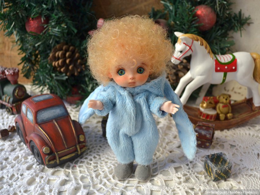 Бабольки Алёша и Русик + выкройка и глазки (фото 8)