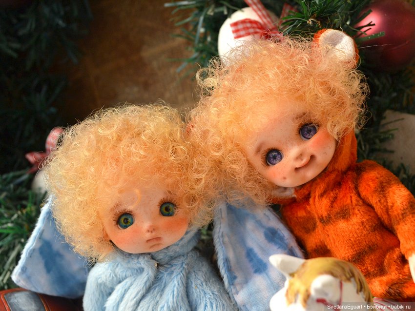 Бабольки Алёша и Русик + выкройка и глазки