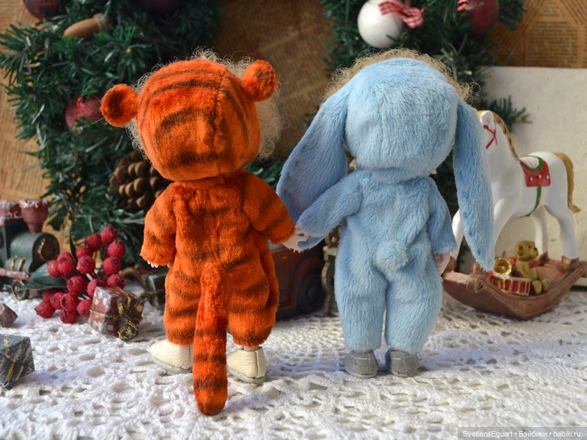 Бабольки Алёша и Русик + выкройка и глазки